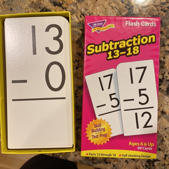 EUC Lot of Math Flash Cards - Picture 5 of 12